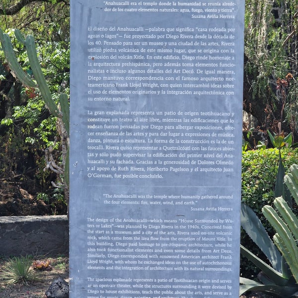 2/18/2023 tarihinde Ilias C.ziyaretçi tarafından Museo Diego Rivera-Anahuacalli'de çekilen fotoğraf