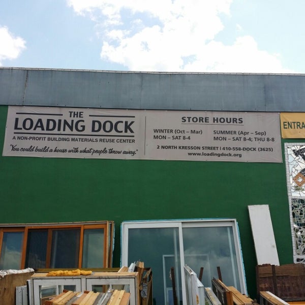 The Loading Dock Vintage and Thrift Store in Southeastern Baltimore