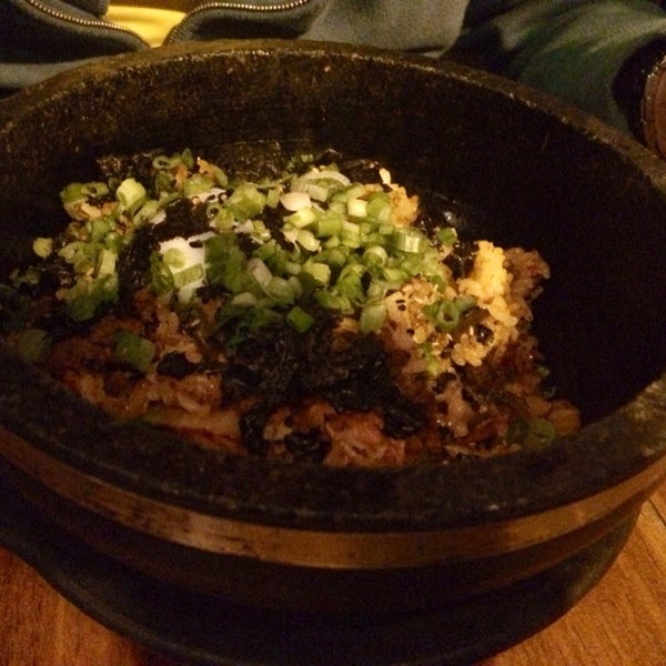Loved the delicious scallion pancakes and bibimbap, not the sub par service though.