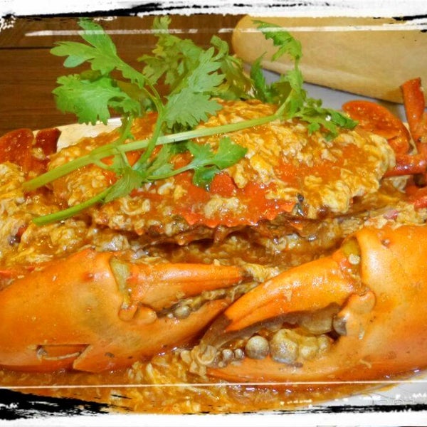 Special launch today for our in house specially made Spicy Lemongrass Chilli Crab... It's so yummy and tasty...  (",)