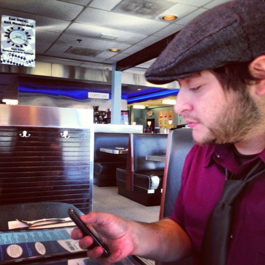 Photo taken at Blue Plate Diner by Nate B. on 10/21/2012