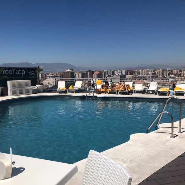 7/25/2018 tarihinde Natalie A.ziyaretçi tarafından AC Hotel Malaga Palacio'de çekilen fotoğraf