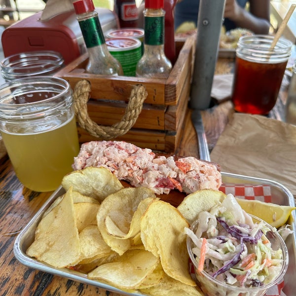 Photo taken at New England Lobster Market &amp; Eatery by Joseph A. on 6/5/2023