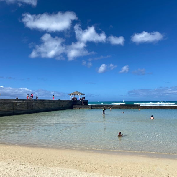 Photo taken at Waikiki Beach Walls by Joseph A. on 7/30/2022