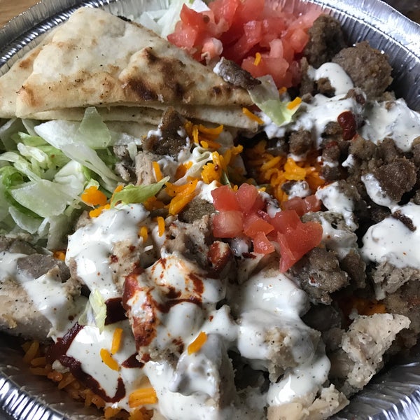 Photo taken at The Halal Guys by Joseph A. on 4/14/2017