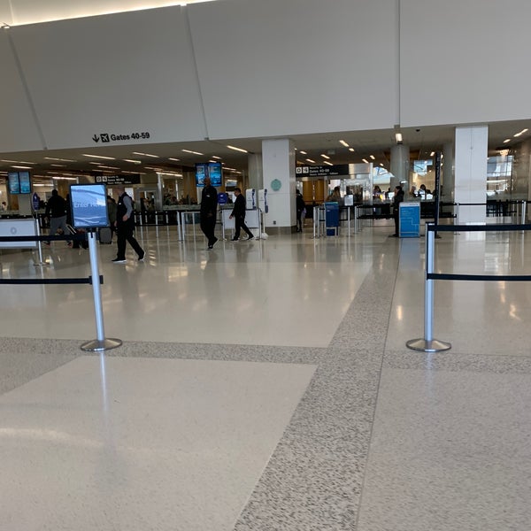 Clear terminal. Tom Bradley International Airport.