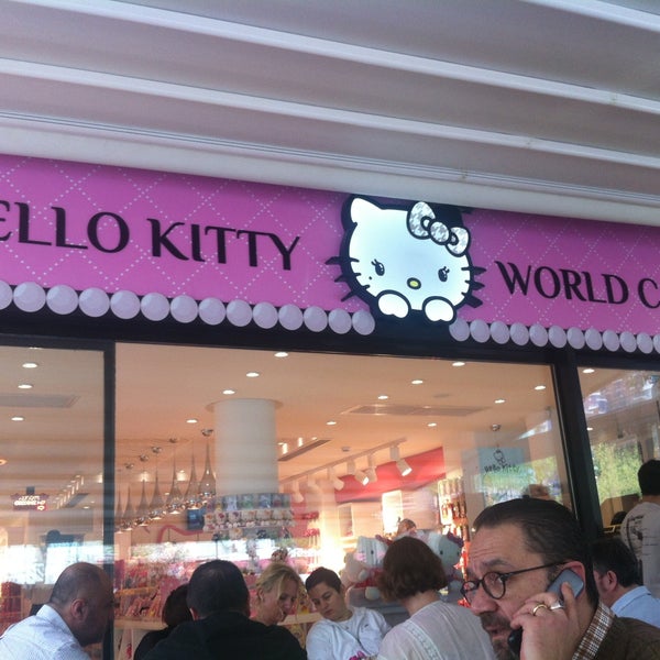 Photo taken at Hello Kitty World by Mert K. on 4/14/2013