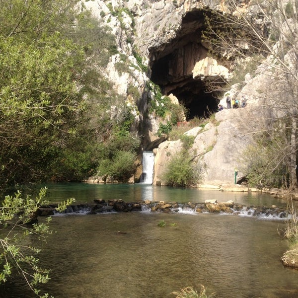 Photo taken at Cueva del Gato by Blanca p. on 3/23/2014