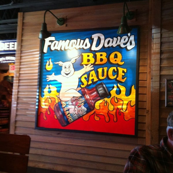 Photo taken at Famous Dave&#39;s by Susan K. on 1/15/2014