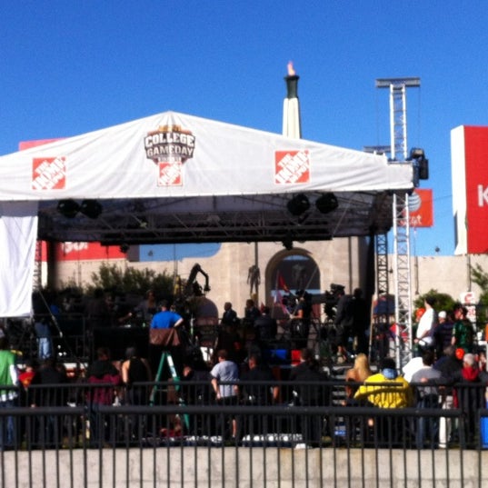 Photo taken at ESPN College GameDay by Mary Beth Y. on 11/24/2012