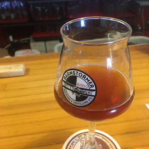 Photo taken at Barnstormer Brewing and Pizzeria by Nicholas Y. on 1/24/2018