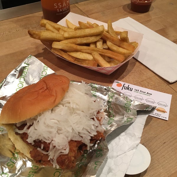 Wow wow wow. Best chicken sandwich in town...and, yes, I've been to Chick-fil-A. Do yourself a favor and trust David Chang on this one. Ps: fries are worth the calories too.