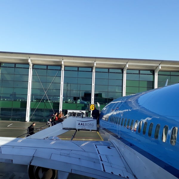 Photo taken at Aalborg Airport (AAL) by Yourik on 10/27/2019