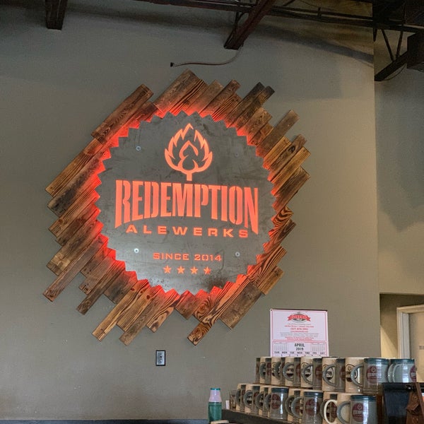 Photo taken at Redemption Alewerks by Jesse W. on 4/27/2019