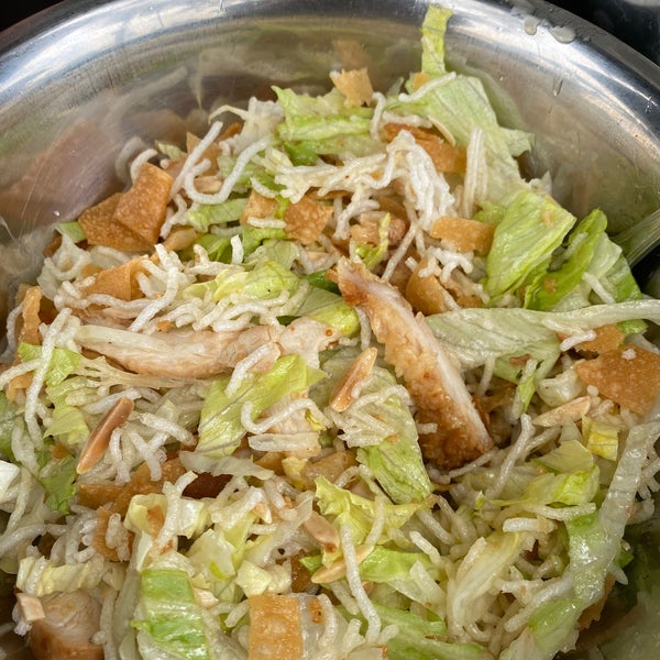 Chineses chicken salad is so good.