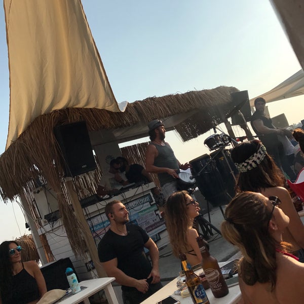 Photo taken at Seaside Beach Lounge by Anıl A. on 8/6/2017