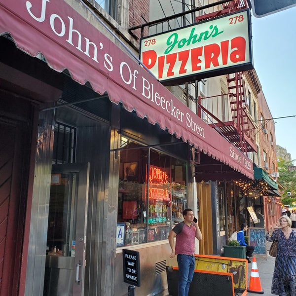 Photo taken at John&#39;s of Bleecker Street by Jessica L. on 9/25/2019