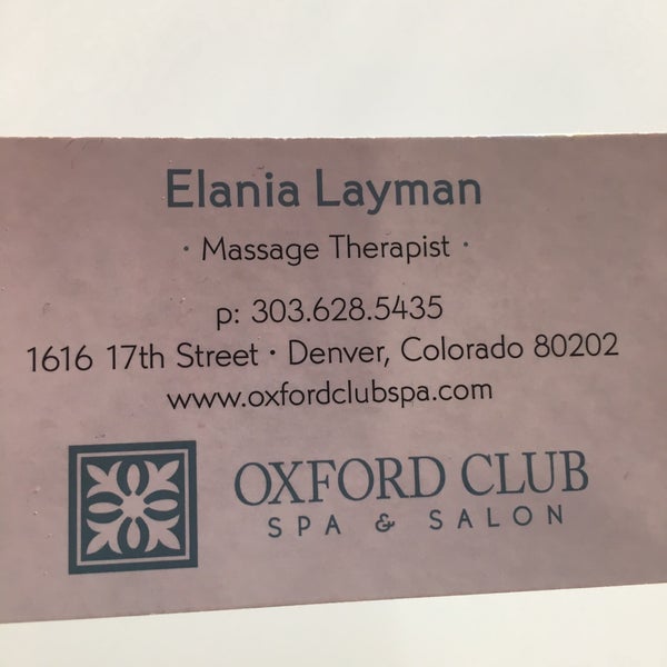 Wow! Best massage I've ever had! Go see Elaina.