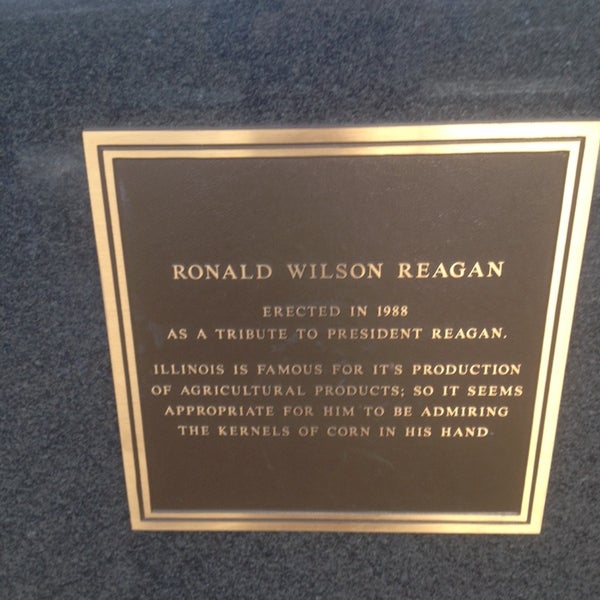 Photo taken at Ronald Reagan Boyhood Home by Rachel C. on 3/14/2014