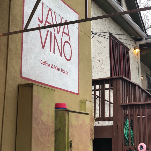 Photo taken at JavaVino Coffee &amp; Wine House by @karenlisa on 3/10/2018