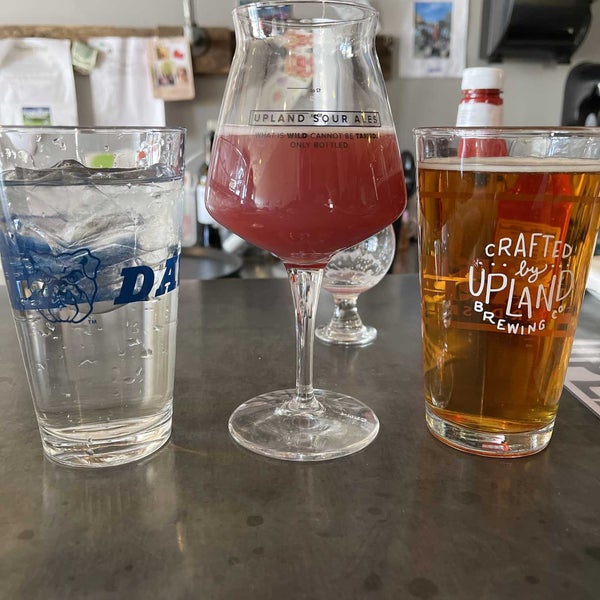 Photo taken at Upland Brewing Company Tasting Room by Mark N. on 1/29/2022