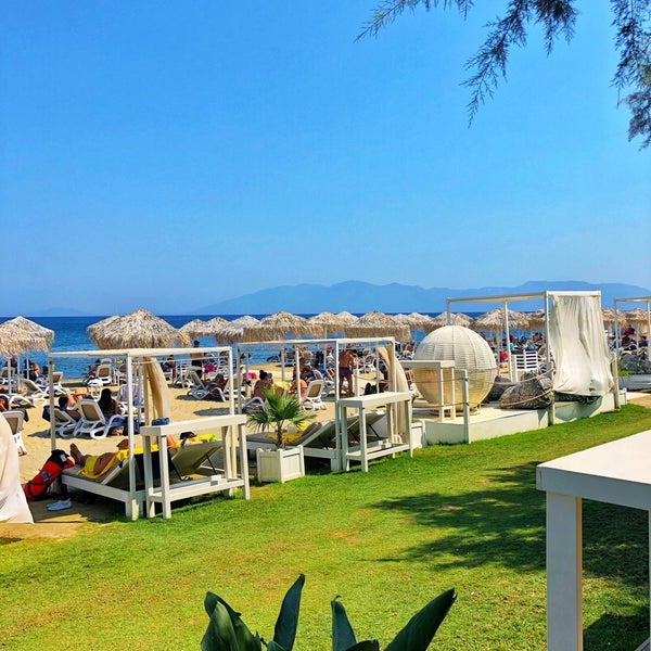 8/23/2018 tarihinde Can K.ziyaretçi tarafından Ammos Beach Bar Kos'de çekilen fotoğraf