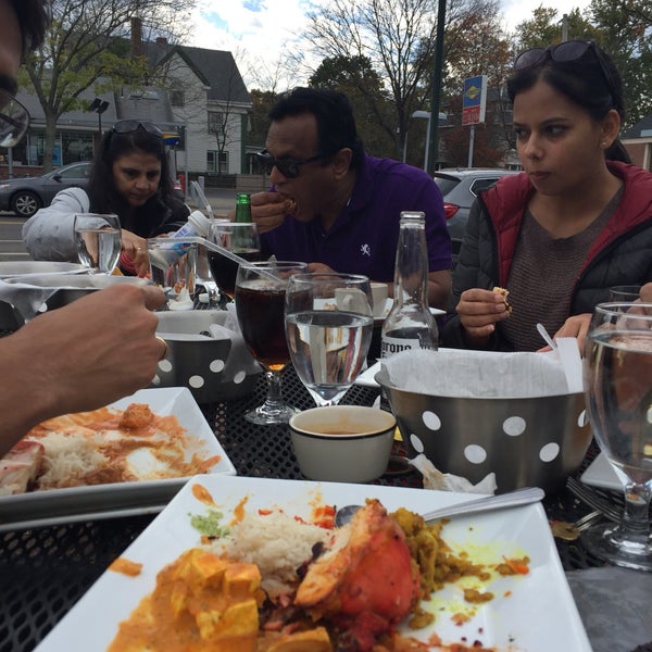 The lunch buffet! This is one of the better North Indian restaurants in Boston.