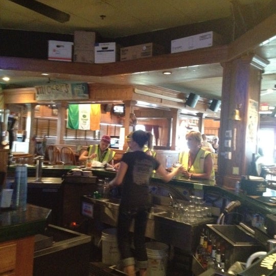Photo taken at Mickey&#39;s Irish Pub Waukee by Monte E. on 9/16/2012
