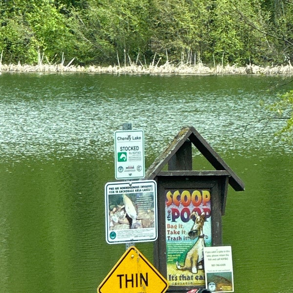 Cheney Lake Park Lake in Northeast Anchorage
