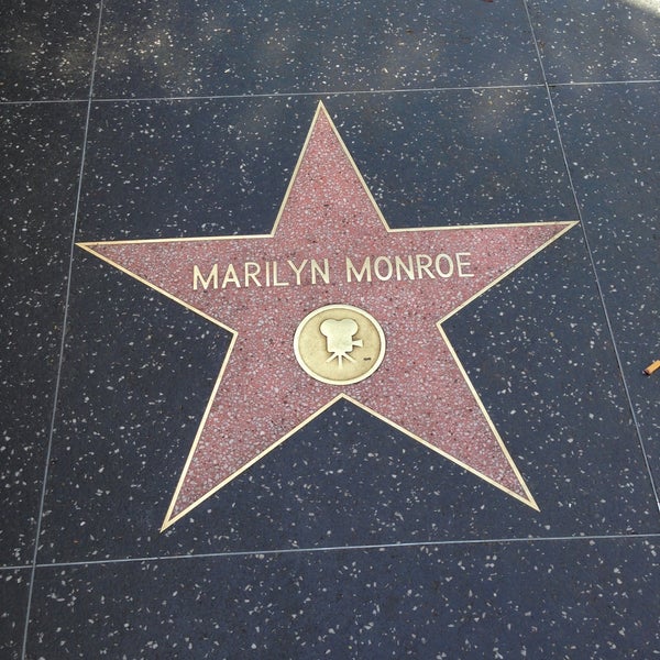 Photo taken at Hollywood Walk of Fame by Girlie R. on 4/18/2013