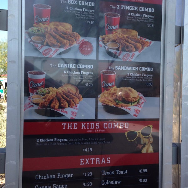 Photo taken at Raising Cane&#39;s Chicken Fingers by The T. on 2/16/2015