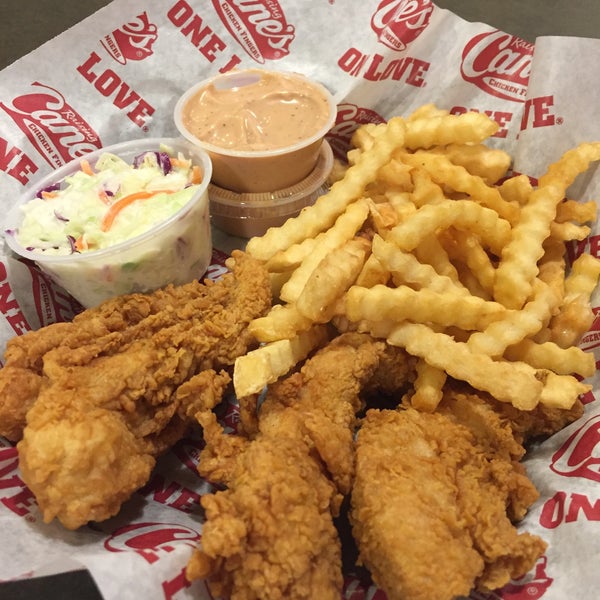 Photo taken at Raising Cane&#39;s Chicken Fingers by The T. on 3/6/2019