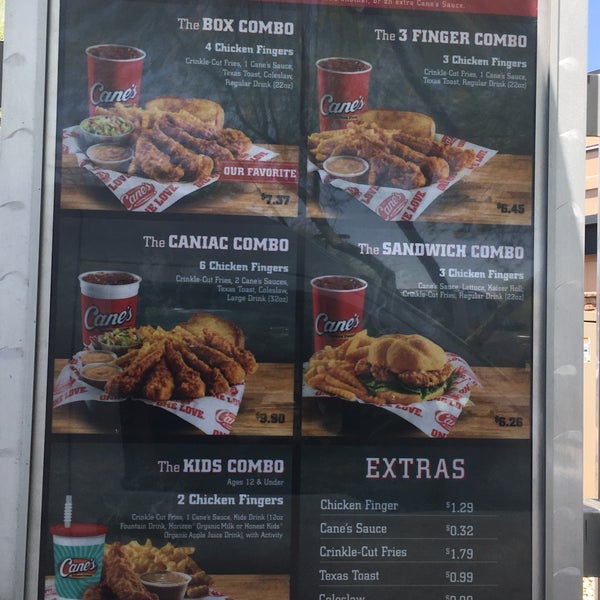 Photo taken at Raising Cane&#39;s Chicken Fingers by The T. on 5/11/2018