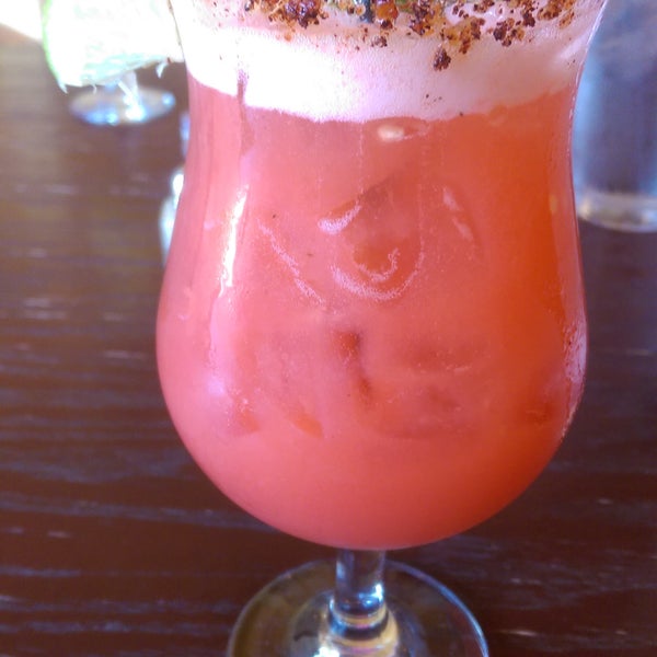 You MUST try the Strawberry Jalapeño Margarita! I know it sounds crazy/weird, but it is AMAZING!