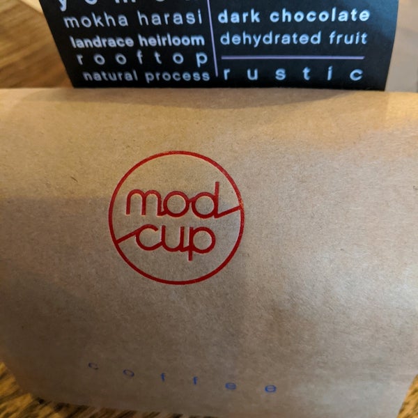 Photo taken at Modcup Cafe by Yuriy R. on 12/30/2019