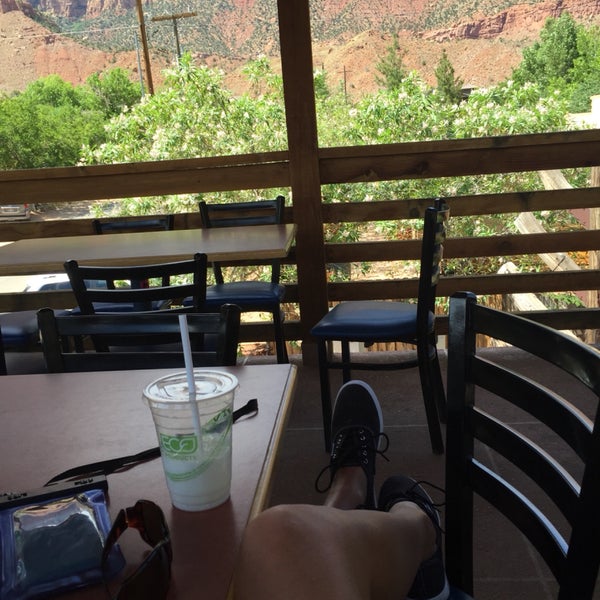 I loved this place! Super nice people and they have this nice quiet place upstairs to site down with a beautiful mountain views! I loved my Italian soda! Refills are only a $1