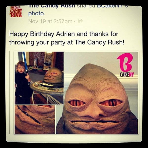 Foto tomada en The Candy Rush  por Social Media F. el 11/23/2012