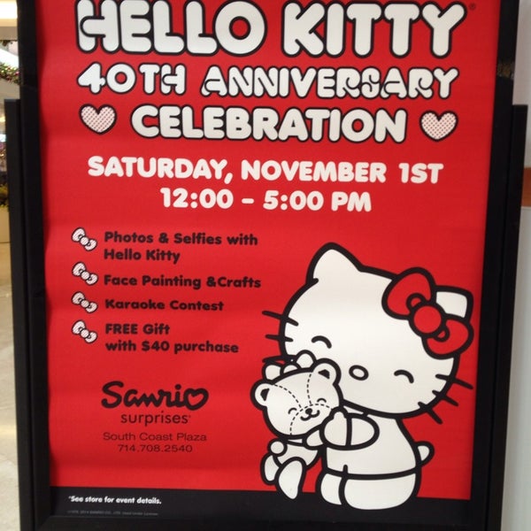 Sanrio Store at the South Coast Plaza Shopping Center in C…