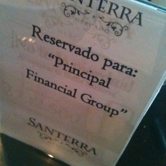 Photo taken at Restaurant Santerra by Rocío S. on 11/20/2012