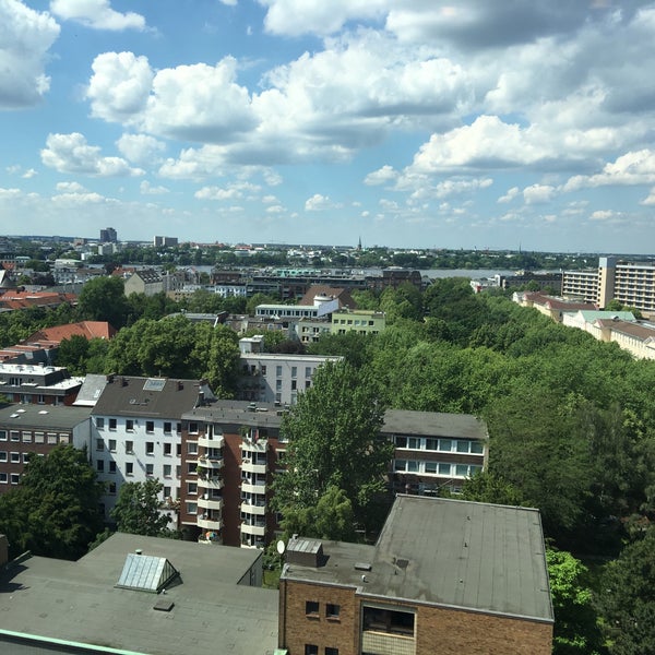 Photo taken at Motel One Hamburg-Alster by Merih on 6/17/2019