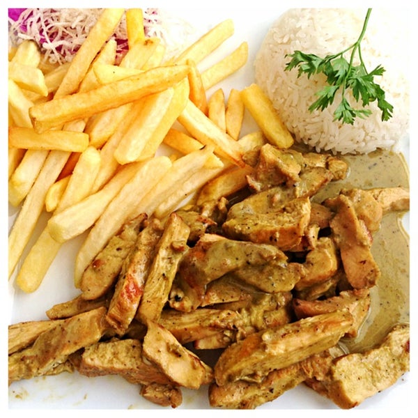 How about chicken with lemon sauce and some fried and rice for lunch? Extremely yummy!