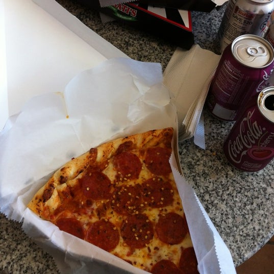 Photo taken at Rosati&#39;s Pizza by Chris E. on 6/26/2012