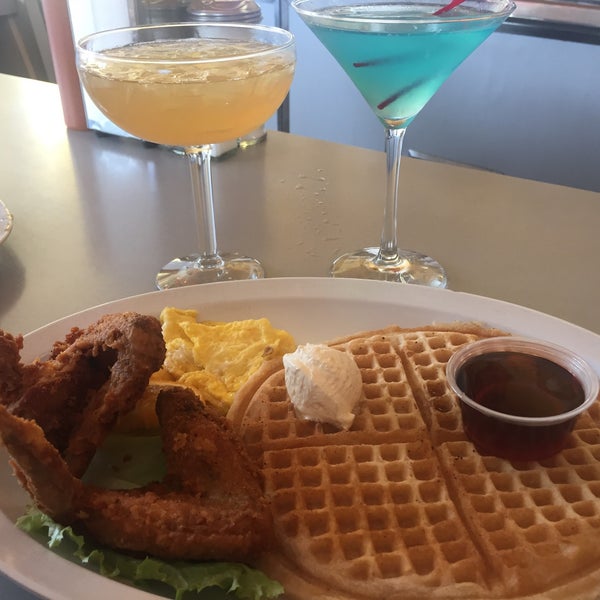 Photo taken at Home of Chicken and Waffles by Marta d. on 9/14/2017