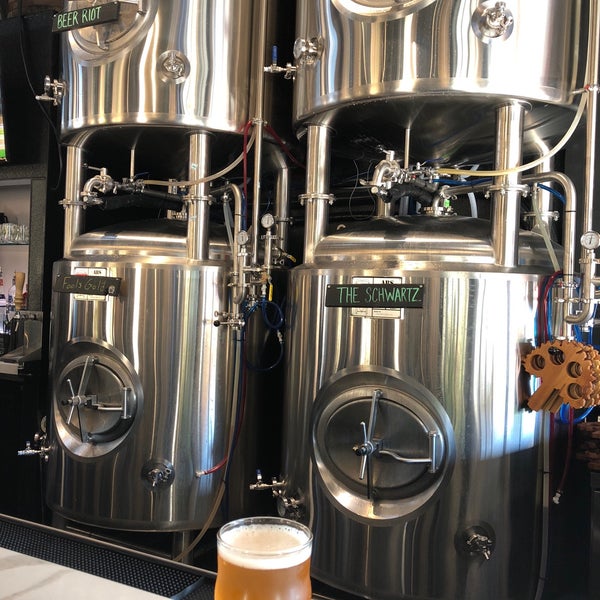 Photo taken at Elmhurst Brewing Company by Shawn F. on 5/26/2018