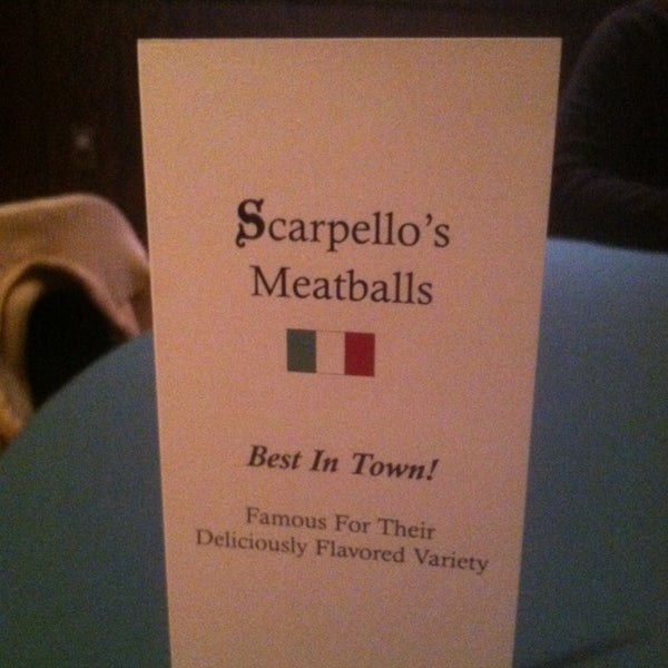 Tasting some of the Best Meatballs around. Scarpello's Meatballs!!!