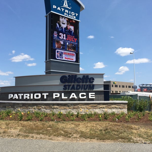 Photo taken at Patriot Place by Mike G. on 7/20/2016