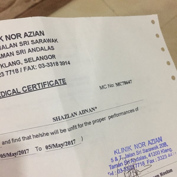 Klinik Azian Andalas Karleetgk
