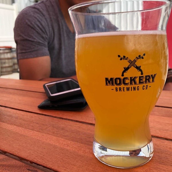 Photo taken at Mockery Brewing by Jeff D. on 7/27/2019