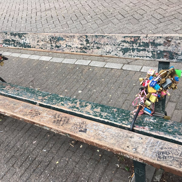 Photo taken at The Fault in Our Stars Bench by Lelsy G. on 5/4/2017