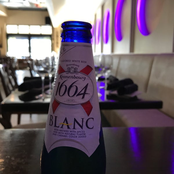 Try the 1664 Blanc! A great beer at a fantastic restaurant!!